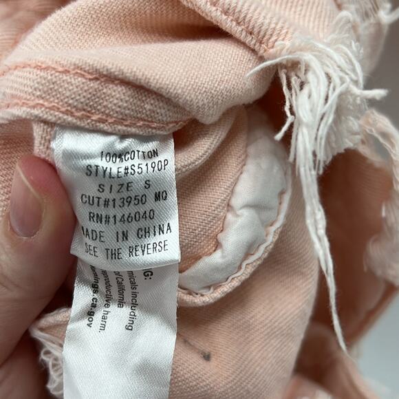 Sunset & Spring Embellished Denim Jacket - Pink - Small - New with tags - Picture 6 of 8